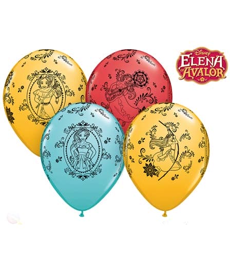 (image for) 11" Elena Of Avalor Cameos Latex Balloons 25pk