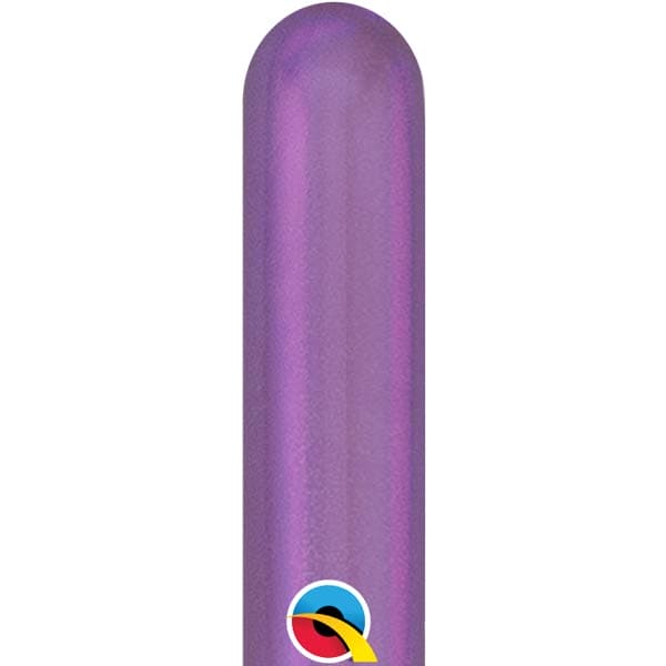 260q Chrome Purple Modelling Balloons 100pk