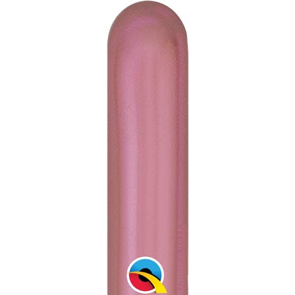 260q Chrome Mauve Modelling Balloons 100pk