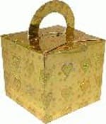 (image for) Gold Holographic Heart Bouquet Box x 25