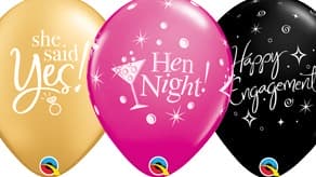 (image for) Engagement & Hen Night Latex Balloons