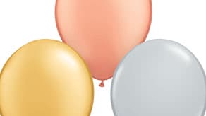 (image for) Metallic Colour Latex Balloons