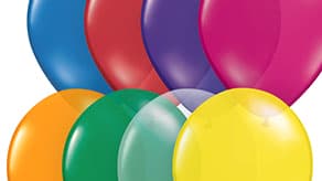 (image for) Jewel Colour Latex Balloons