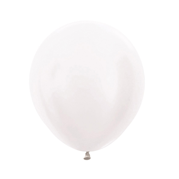 (image for) 18" Satin Pearl Latex Balloons 25pk