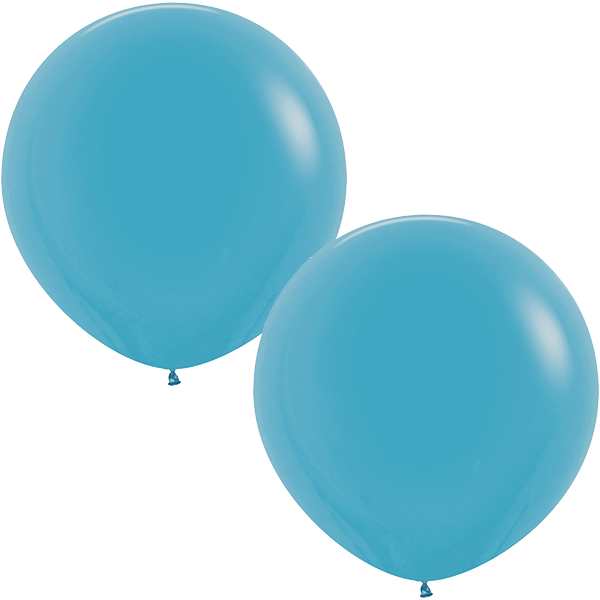 24" Fashion Blue Latex Balloons 10pk