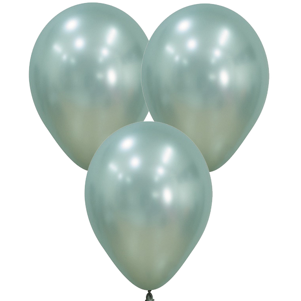 5" Silk Cool Mint Latex Balloons 50pk