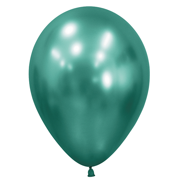 5" Reflex Aurora Green Latex Balloons 50pk
