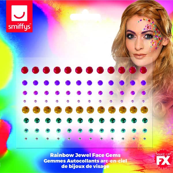 Rainbow Jewel Face Gems