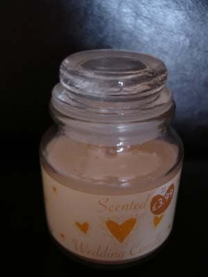 Scented Wedding Candle