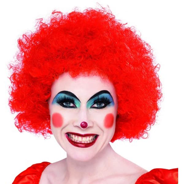 Red 70s Funky Afro Wigs