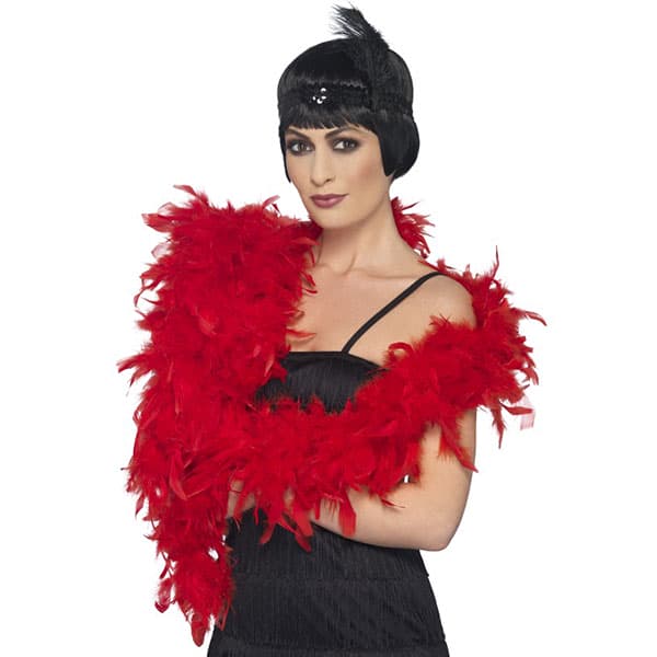 (image for) Deluxe Red Feather Boas