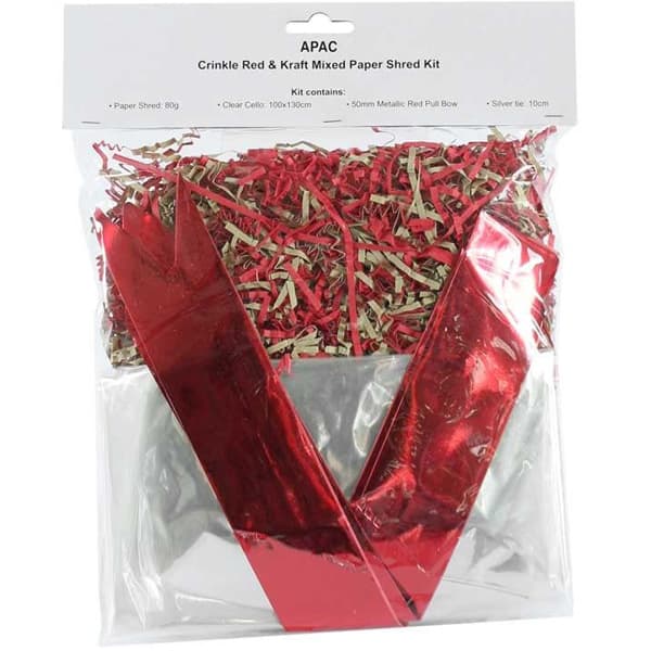 Red Kraft Cello Hamper Kit