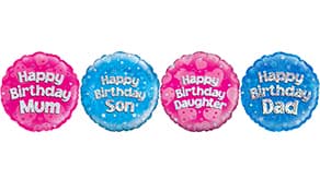 (image for) 18" Relation Birthday Balloons
