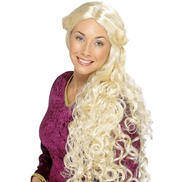 (image for) Blonde Renaissance Wigs With Skin Parting