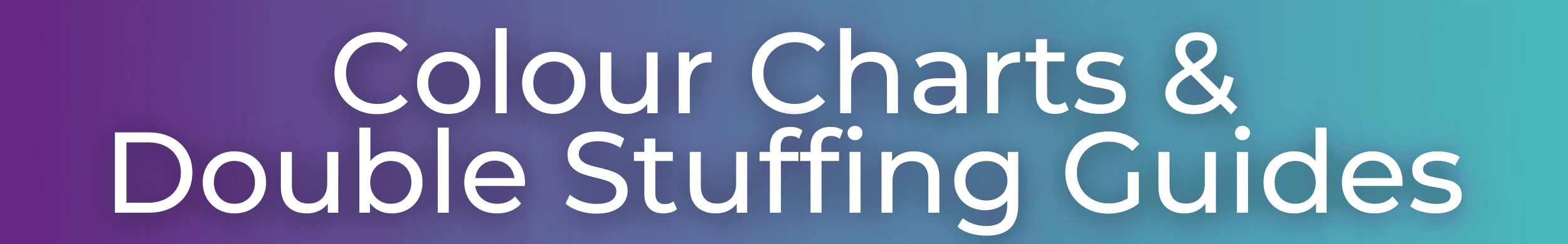 (image for) Colour charts & Double stuffing guides