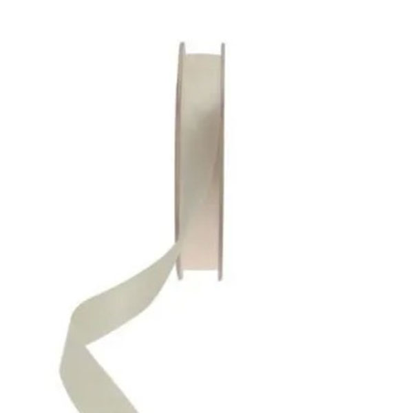 Cream Double Faced Satin Ribbon 15mm x 20m
