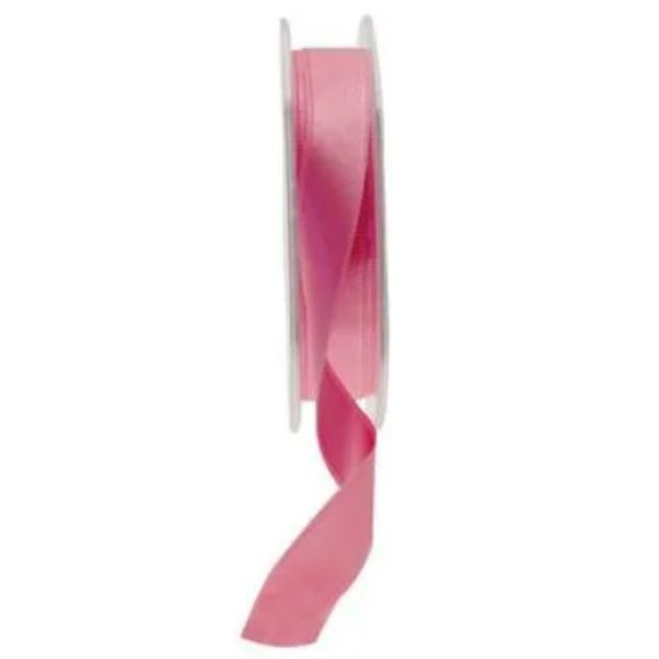(image for) Pink Double Faced Satin Ribbon 15mm x 20m