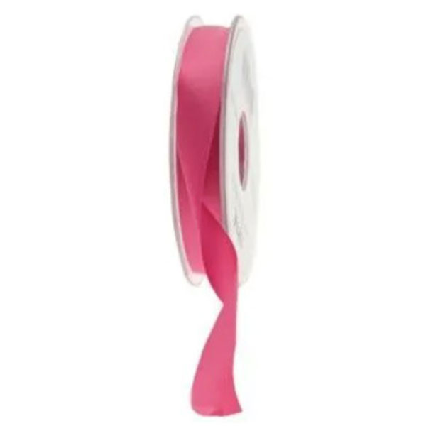 (image for) Cerise Double Faced Satin Ribbon 15mm x 20m