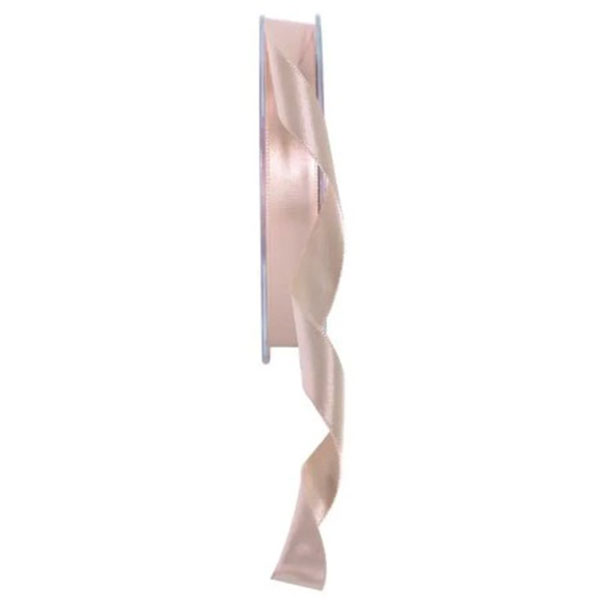 (image for) Beige Double Faced Satin Ribbon 15mm x 20m