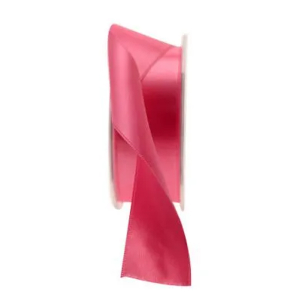 Pink Double Faced Satin Ribbon 38mm