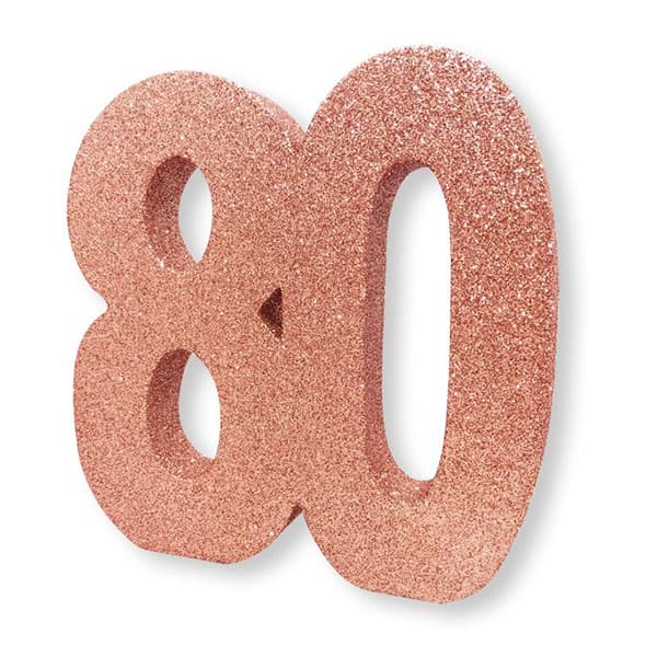 (image for) 80 Rose Gold Glitter Table Decoration