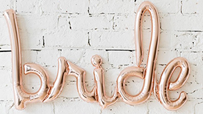 (image for) Rose Gold Air Filled Balloons