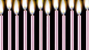 (image for) Rose Gold Candles & Sparklers