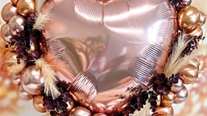 (image for) Rose Gold Foil & Latex Balloons