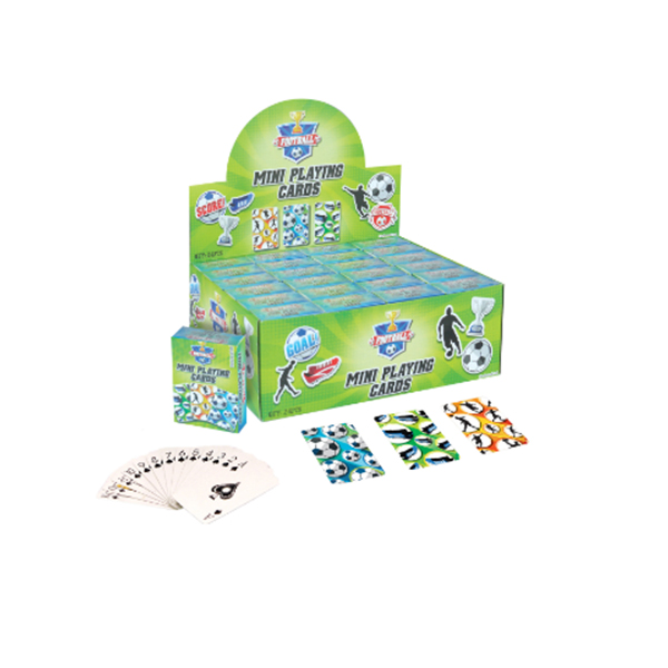Football Mini Playing Cards 2doz