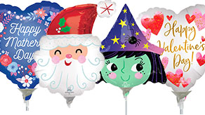 (image for) Seasonal Mini Foil Balloons