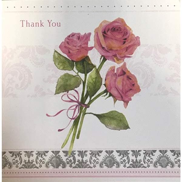 (image for) Thank You Roses Cards 6pk