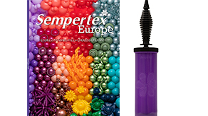 (image for) Sempertex Colour Chart & Balloon Pump
