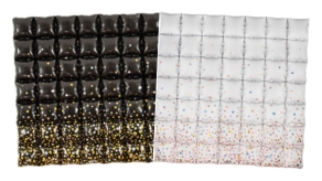 (image for) Waffle Air Fill Foil Decorations