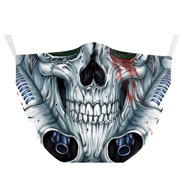 Skull Ghost Reusable Face Mask