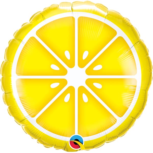 18" Sliced Lemon Foil Balloons