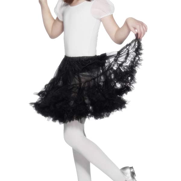 Childs Black Petticoat