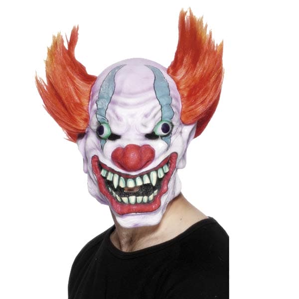 Red, White And Blue Clown Masks