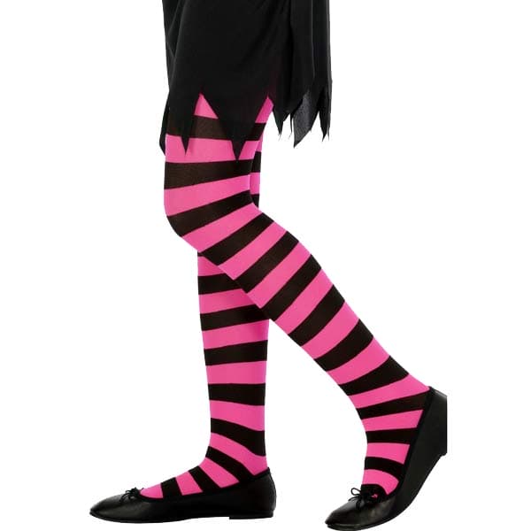 Black And Fuchsia Tights