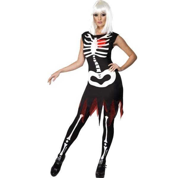 Skeleton Bright Bones Halloween Costumes