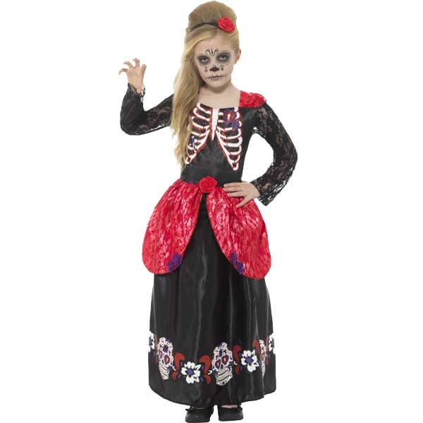 (image for) Deluxe Day Of The Dead Girls Costume