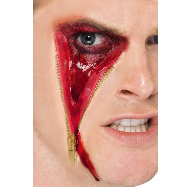 Zip Face Scar Latex Make Up