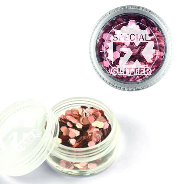 Rose Gold Confetti Glitter