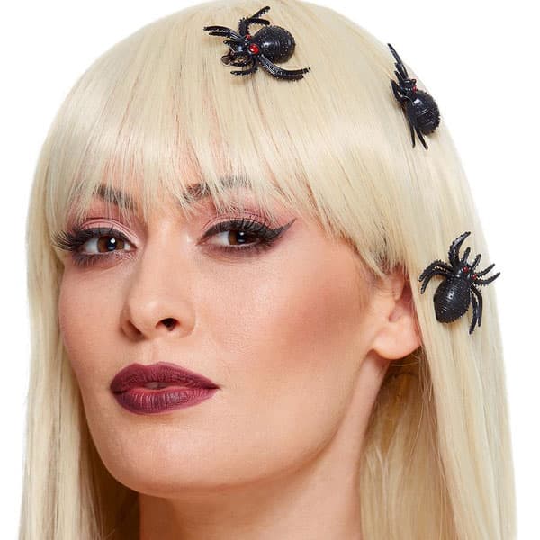 Spider Hair Clips 3pcs