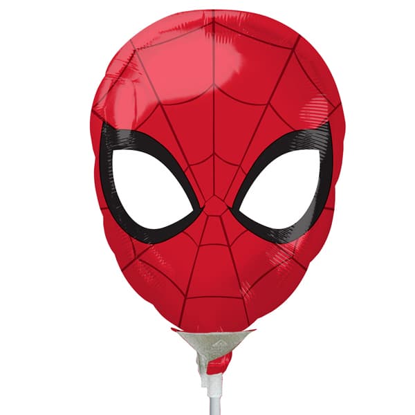 (image for) 9" Spider-Man Head Mini Shape Balloons
