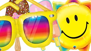 (image for) Summer Themed Foil Balloons