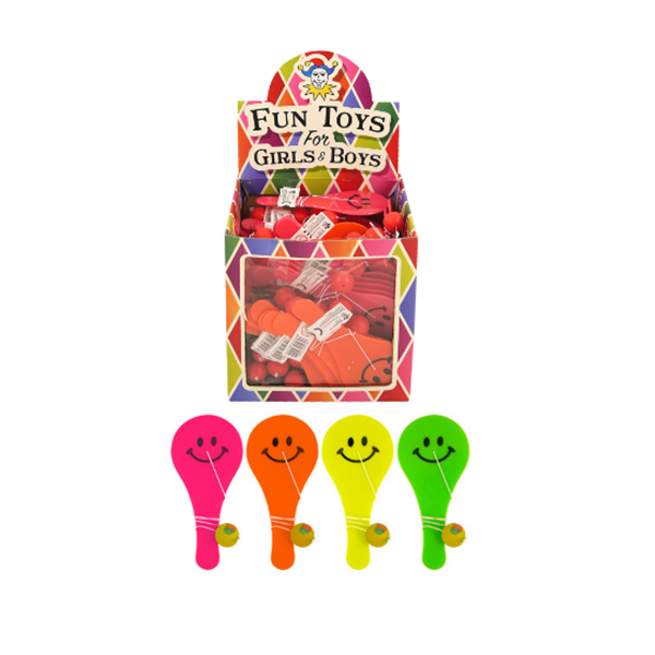 Smile Paddle Bat and Ball