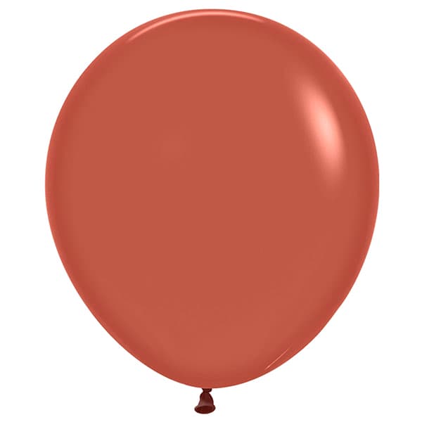 18" Fashion Terracotta Latex Balloons 25pk