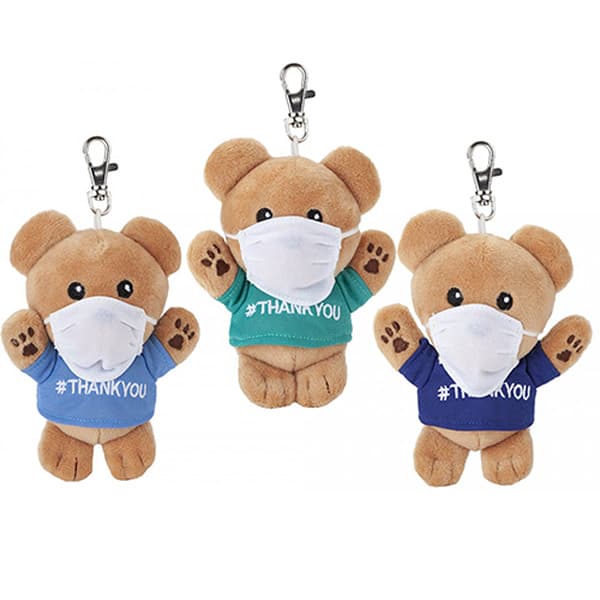 Thank You Bear With Face Mask