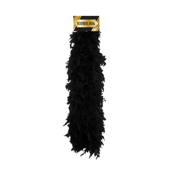 (image for) Black Feather Boa 150cm