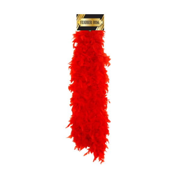 (image for) Red Feather Boa 150cm